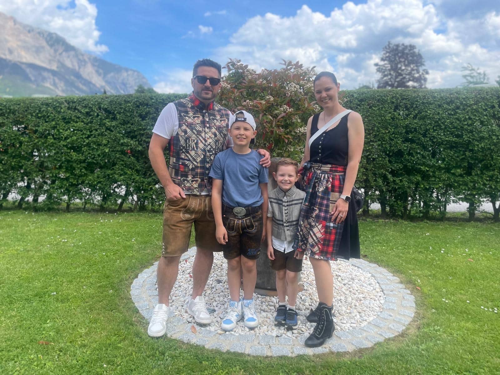 Familie Maurer vom Haus Aschgan